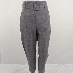 Sans Souci Gray Belted Trousers